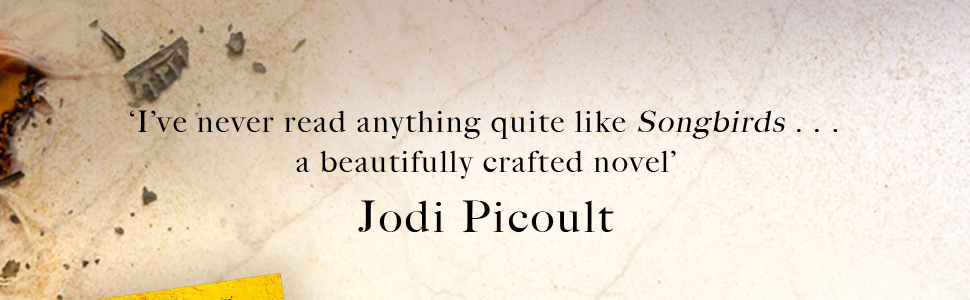 Jodi Picoult quote for Songbirds: 'I've never read anything quite like Songbirds'