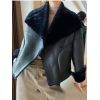 Winter Women Sheepskin Warm Suede Faux Fur Jacket Short Motorcycle Windbreaker Coat Shearling Sheepskin Leather Jackets Outwear