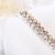 Diamond Heart Encrusted Roman Bracelet Minority Design Sense Ins Simple Crystal Zircon Wedding Bracelet