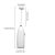 White Electric Egg Beater Milk Frother For Coffee Household Kitchen Mini Stainless Steel Coffee Milk Tea Blender