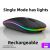 Wireless Mouse RGB Rechargeable Mice Wireless Computer Mause LED Backlit Ergonomic Gaming Mouse for Laptop PC