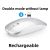 Wireless Mouse RGB Rechargeable Mice Wireless Computer Mause LED Backlit Ergonomic Gaming Mouse for Laptop PC