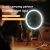 10000mAh Camping Fan Rechargeable Desktop Portable Circulator Wireless Ceiling Electric Fan with Power Bank LED Lighting Tripod