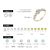 CHARMING  10K 14K Yellow Gold Round Cut 0.5 ct Moissanite Ring Diamond Engagement Ring For Women Wedding Rings Jewelry for Gift