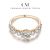 CHARMING  10K 14K Yellow Gold Round Cut 0.5 ct Moissanite Ring Diamond Engagement Ring For Women Wedding Rings Jewelry for Gift