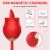Female Rose Shape Tongue Oral Licking Dildo Thrusting Vibrator Sucking G Spot Clitoris Masturbation Adult Toys For Women
