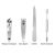 Nail Clipper Set 7 Piece Scissors Nail File Nail Clipper Forceps Foldable Portable And Simple Nail Repair And Enhancement Tool
