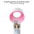 Portable Bladeless Fan Mini Handheld Fan USB Rechargeable Ultra Quiet Fans Air Cooler Fans For Desktop Outdoor Office