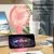 USB Pink Mini Handheld Fan Outdoor Mini Creative Desktop Office Mute Charging Portable Handheld Fan