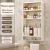 Bathroom Organizer Shelves Rack Punch-free Wall-mounted Bathroom Basin Cosmetic Toilet Wall Multi-layer Storage Accessory