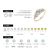 CHARMING 10K 14K 18k Original Gold Moissanite Rings for  Women Handmade 1CT 6.5mm Round Cut Rings Engagement Bride Wedding Gift