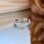 CHARMING Fashion D VVS1 Moissanite Ring 925 Sterling Silver Real Pure 10K 14K 18K Gold Ring for Women Wedding Band Fine Jewelry