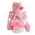 Children's Cute Water Bottle Kawaii Plastic Cup with Lid Girl Cartoon Portable Student School Water Bottle Straw Water Cup