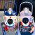 Cute Girl Water Bottle With Straw Astronaut Children Space Bottle Plastics Kawaii Cartoon Portable Large-Capacity Water Bottle