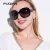 FUQIAN Brand Design Elegant Polarized Oversized Round Sunglasses Women Simple Fashion Big Plastic Ladies Sun Glasses UV400