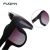 FUQIAN Brand Design Elegant Polarized Oversized Round Sunglasses Women Simple Fashion Big Plastic Ladies Sun Glasses UV400