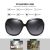 FUQIAN Brand Design Elegant Polarized Oversized Round Sunglasses Women Simple Fashion Big Plastic Ladies Sun Glasses UV400