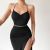 2023 Summer Spaghetti Strap Dresses Sleeveless Slip Sexy Slit Robe Bodycon V Neck Dress New Fashion Women Streetwear Y2K