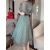 2023 Summer Vintage Hepburn Bow Dotted High Waist Dress Women's Summer A Medium Length Large Goddess Lace Chiffon Dress