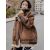 2023 Winter Sheepskin Faux Fur Suede Leather Jacket Women Lamb Fur Shearling Outwear Long Sleeve Zipper Short Moto Biker Coat