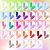 BORN PRETTY 39/21PCS Neon Gel Nail Polish Set Nude Pink Yellow Green Blue Glitter Colors Gel Polish Kit Base Gel Top Coat