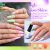 BORN PRETTY 39/21PCS Neon Gel Nail Polish Set Nude Pink Yellow Green Blue Glitter Colors Gel Polish Kit Base Gel Top Coat