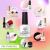 BORN PRETTY 39/21PCS Neon Gel Nail Polish Set Nude Pink Yellow Green Blue Glitter Colors Gel Polish Kit Base Gel Top Coat
