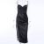 Deep V Neck Spaghetti Strap Slip Sexy Slit Maxi Dress 2023 New Fashion Evening Party Women Elegant Streetwear Dresses Y2K