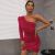 Elegant Women'S Evening Dresses One Shoulder Sequin Long Sleeve Sexy Mini Dress Party Night Club Outfits White Robe 2023 Summer
