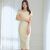 Korean Fashion Strapless Dresses Women 2023 Summer Commuter Tight Bag Hip Dresses for Women Wedding Party Elegant Dress