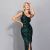Sequin Sexy Maxi Dresses For Women 2023 One Shoulder Sleeveless Ruched Bodycon Evening Long Dress Elegant Split Prom Summer Robe