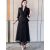 Spring 2 Piece Ruffles Skirt Suit Long Sleeve Jacket Blazer+ Elastic Waist Tulle Skirt Knee Lengt Tulle A Line Pleated Skirt