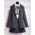 Spring Summer Streetwear Female Two Piece Skirt Suit Plus Size 3XL Spring Jacket Blazer+Mini A-Line Skirts Loose 2 Piece Suit