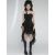 Summer Black Streetwear Asymmetrical Spaghetti Strap Dresses Summer New High Waist Camisole Mesh Skirt Dresses Women