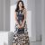 Women Chic Elegant Leopard Print Dress 2023 Summer Korean Fashion Print Sleeveless Maxi Dresses Women's Commuting Office Dress