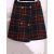 Women's Business Suit 2 Pieces Tweed Blazer Jacket Coat  and Skirt Set Plaid Two Piece Suit Coat +Mini Tweed Skirt
