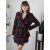 Women's Business Suit 2 Pieces Tweed Blazer Jacket Coat  and Skirt Set Plaid Two Piece Suit Coat +Mini Tweed Skirt