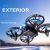 4DRC V8 Mini Drone 4K 1080P HD Wide Angle Camera WiFi FPVDrone Height Keep Foldable Quadcopter Toy Gift