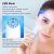ANLAN 6 In 1 RF Beauty Device EMS Face Lifting Facial Mesotherapy Radio Frequency Red and Blue Colors EMS RF Facial Massager