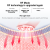 ANLAN 6 In 1 RF Beauty Device EMS Face Lifting Facial Mesotherapy Radio Frequency Red and Blue Colors EMS RF Facial Massager