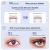 ANLAN Rechargeable Heated Eyelash Curler  Long Lasting Eye Lash Curl Electric Eyelashes Clip Eyelash Curler Device Makeup Tools
