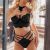 Women's Sexy Babydoll Erotic Costumes Lace Bra Underwear Set Erotic Exotic Underwear Ladies Pajamas Plus Size Porn Lingerie