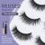 3Pairs Magnetic Eyelashes False Eyelash Naturel Mink Eyelashes Repeated Use Waterproof Liquid Eyeliner With Tweezer Makeup Set