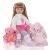 Fashion Real Cloth Body Baby Reborn Girl Doll 60 cm Lifelike Reborn Baby Dolls Toy Newborn Toddler Educational Gifts Dropship