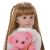 Fashion Real Cloth Body Baby Reborn Girl Doll 60 cm Lifelike Reborn Baby Dolls Toy Newborn Toddler Educational Gifts Dropship