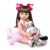 Hot Selling 55 cm Bebe Doll Reborn Toddler Girl Pink Princess Very Soft Full Body Silicone Beautiful Doll Real Touch Toy Gifts