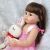 Hot Selling 55 cm Bebe Doll Reborn Toddler Girl Pink Princess Very Soft Full Body Silicone Beautiful Doll Real Touch Toy Gifts