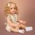 KEIUMI 55CM Full Silicone Body Doll Reborn Baby Waterproof Hand-detailed Painting Rooted Fiber Hair Princess Dolls For Girls
