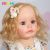 KEIUMI 55CM Full Silicone Body Doll Reborn Baby Waterproof Hand-detailed Painting Rooted Fiber Hair Princess Dolls For Girls