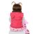 KEIUMI Hot Sale Reborn Bebe Doll Toy Cloth Body Stuffed Realistic Baby Doll With Giraffe Toddler Birthday Christmas Gifts